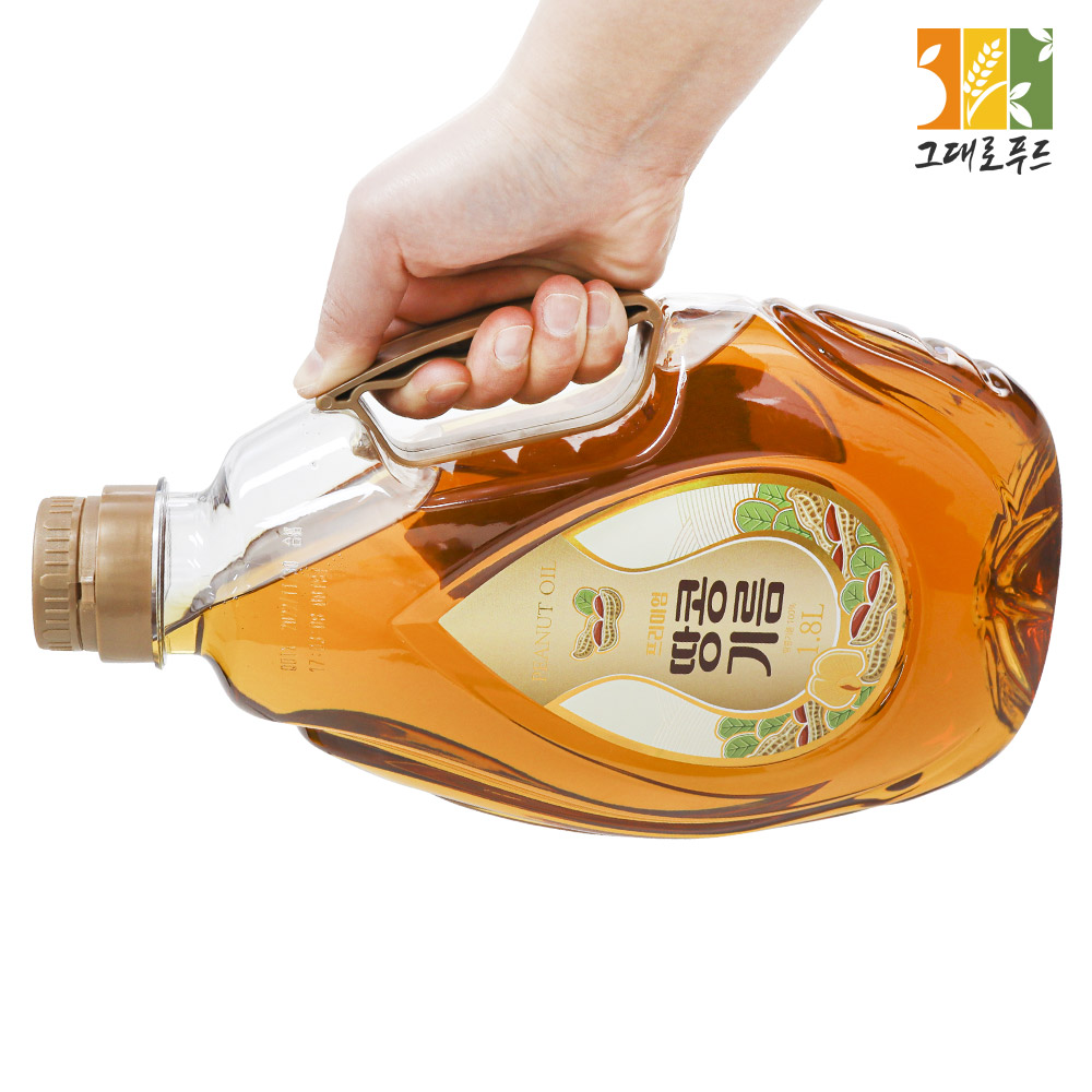 프리미엄 땅콩기름 1.8L 땅콩유 피넛 오일 - 상세 이미지 3