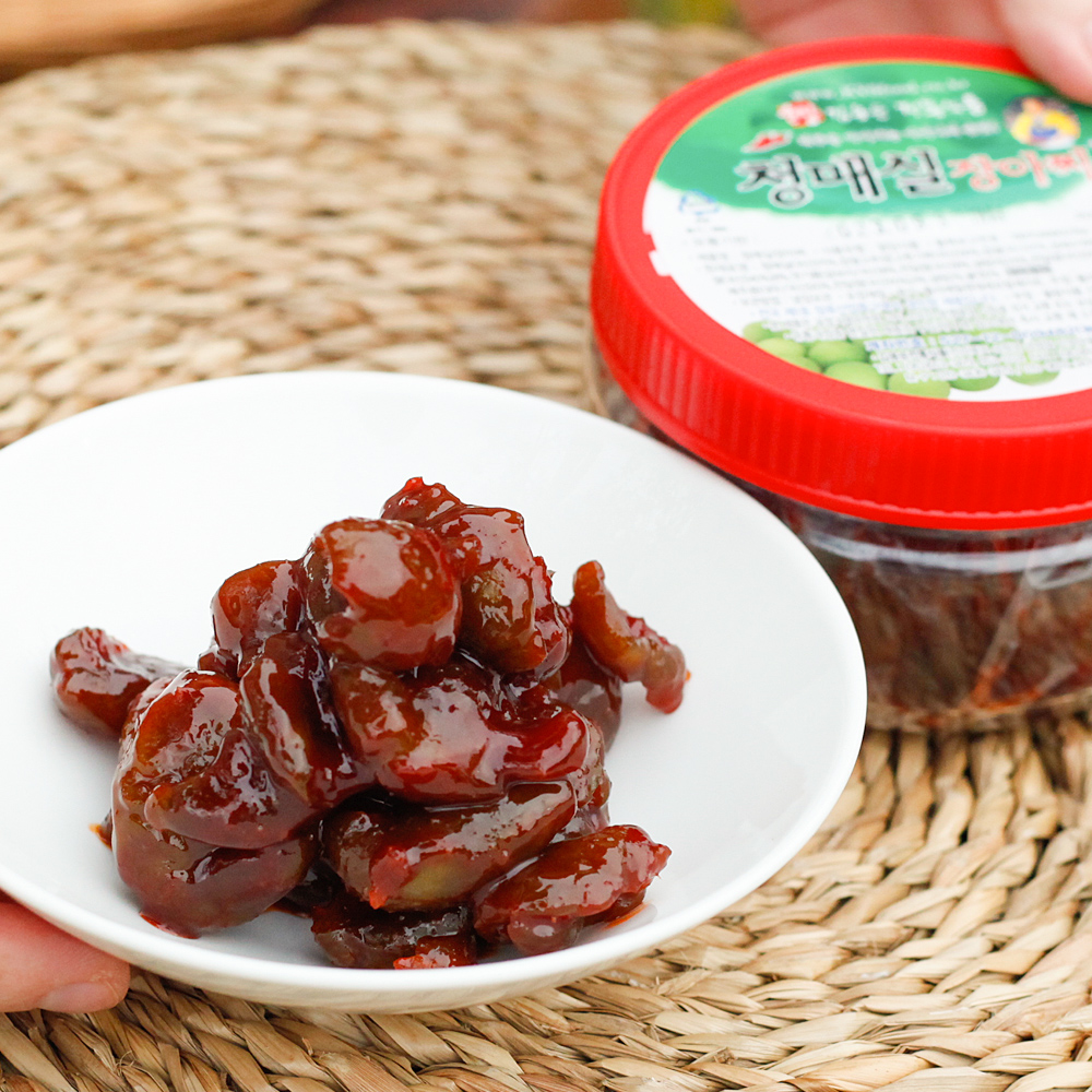 순창 청매실장아찌 아삭아삭 고추장 매실 짱아치 김용순전통식품 500g, 1개 - 상세 이미지 3