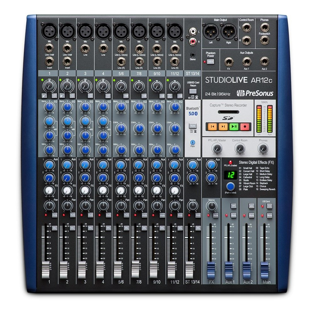 PRESONUS StudioLive AR12C 프리소너스 스튜디오라이브 믹서 - 상세 이미지 2
