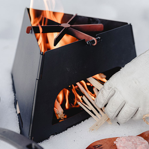 베어본즈 플랫브룩 폴딩 스토브 감성 캠핑 불멍 화로대