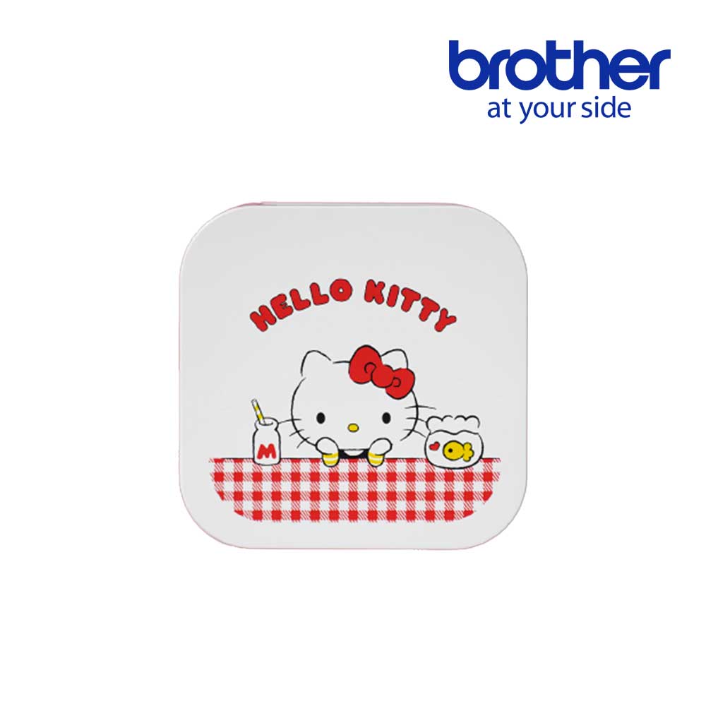 브라더 PT-P300BTHK 헬로키티 라벨프린터 / 휴대용 블루투스 라벨기