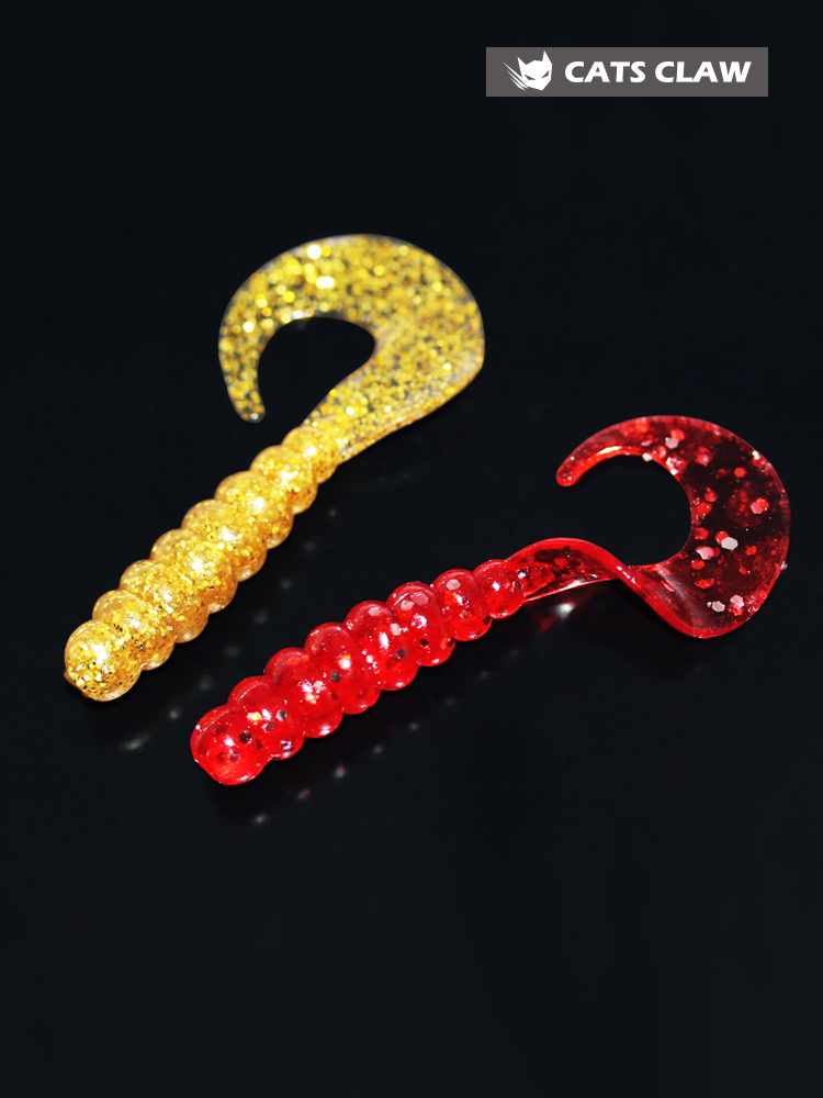 캣츠크로우 K그럽웜 5cm(2인치) 쏘가리웜 - 상세 이미지 2