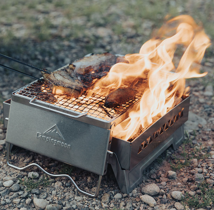 캠핑문 투웨이 파이어베드 테이블 화로대 세트 MT-6