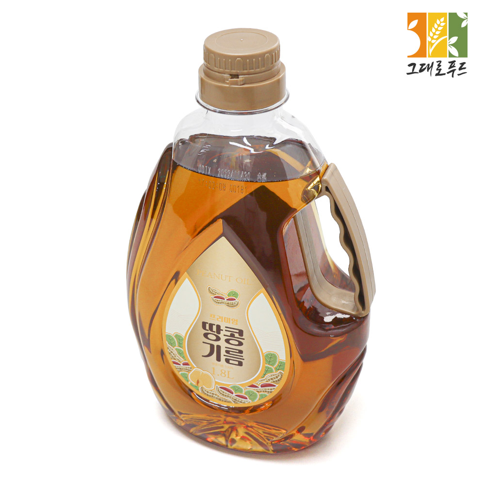프리미엄 땅콩기름 1.8L 땅콩유 피넛 오일 - 상세 이미지 2