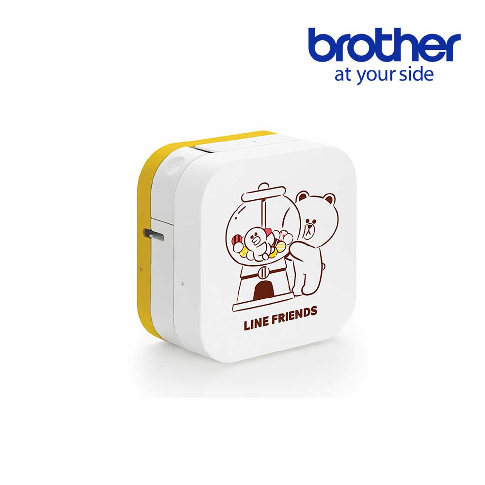브라더 PT-P300BTLB 라인프렌즈 라벨프린터 / 휴대용 블루투스 라벨기