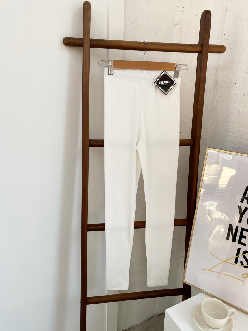 -38인치까지 💋 핫히트 여성 빅사이즈 기모 레깅스 기능성 발열 스판 팬츠 내복 보온 9부 쫄바지 상세 이미지 9