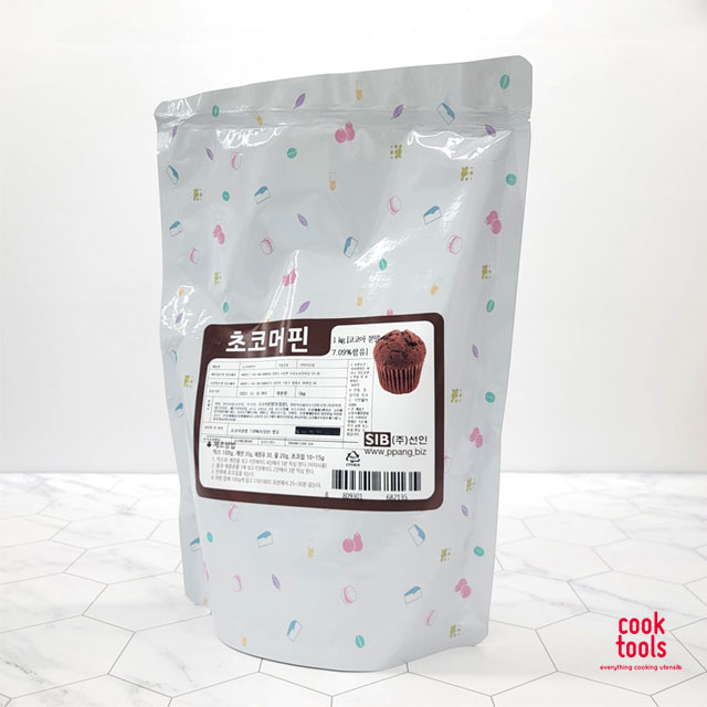 초코 머핀믹스 1kg 베이킹믹스 머핀만들기 분말 가루 프리믹스 - 상품 이미지