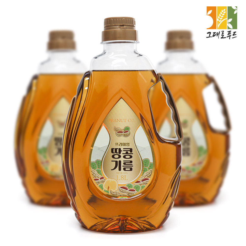 프리미엄 땅콩기름 1.8L 땅콩유 피넛 오일 - 상세 이미지 4