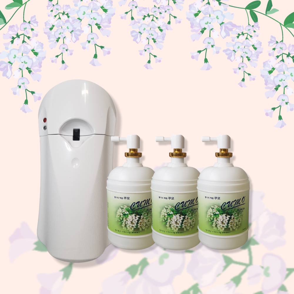 쿠모 방향제 자동분사기 화장실 자동 분사 방향제 실내 타이머 리필 - 상세 이미지 4