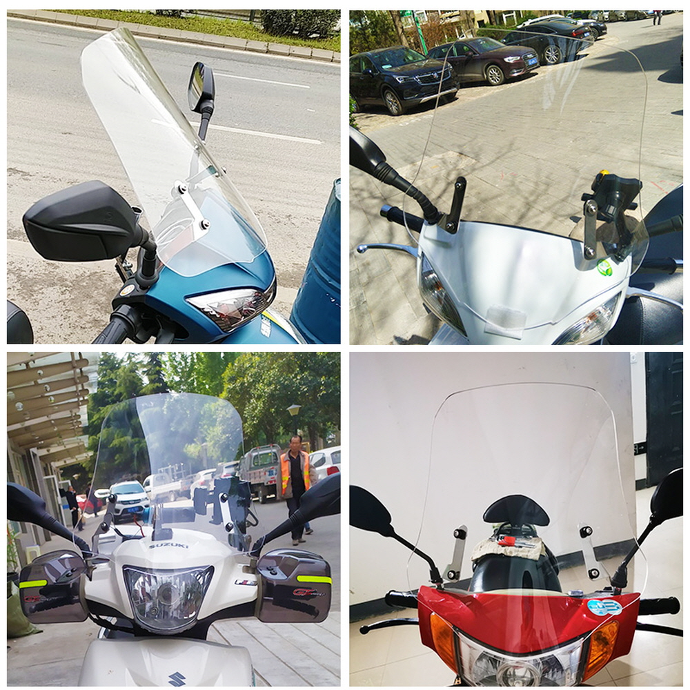 대림 전기스쿠터 재피 EM-1 EM-1S 이모트 롱윈드스크린 호환 백미러간격 35-39CM - 상세 이미지 3