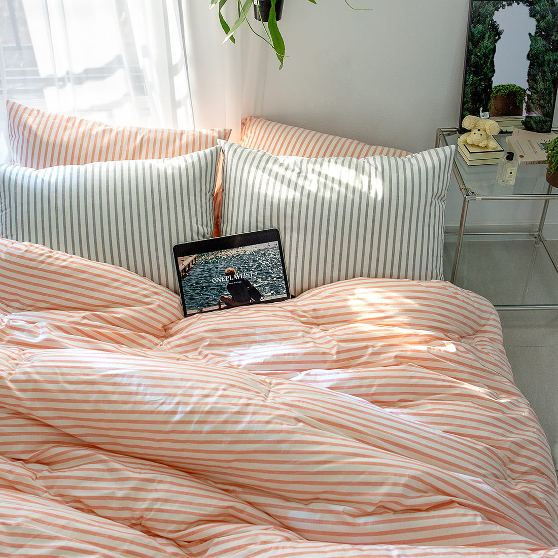 그래이불 순면 오가닉 알러지케어 호텔 차렵이불 사계절 차렵이불 SS