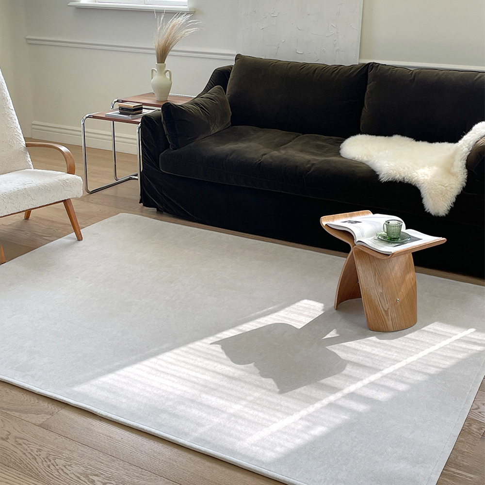 키노 방수러그 단모 거실 소형 러그 빈티지 카페트 6컬러