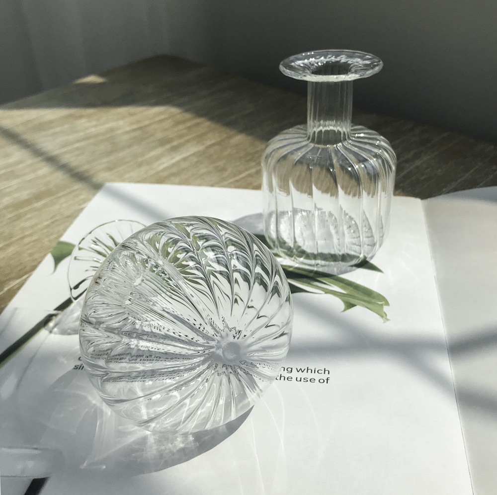 마티니 북유럽 엔틱 테이블 미니 호리병 유리 화병 유리병 공병 C타입