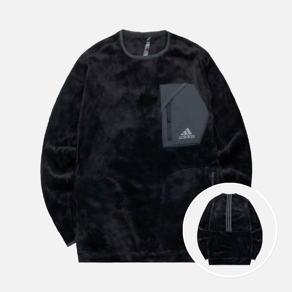 아디다스 아웃도어 플리스 맨투맨 HN2069