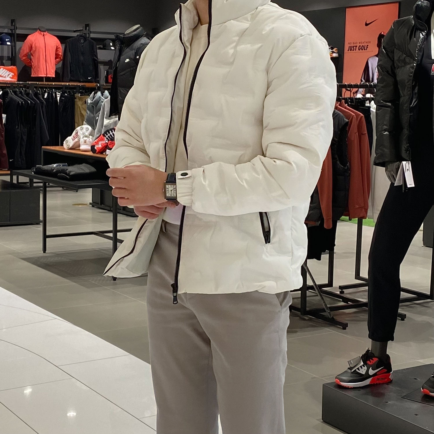 초경량패딩 남자경량패딩 블루종