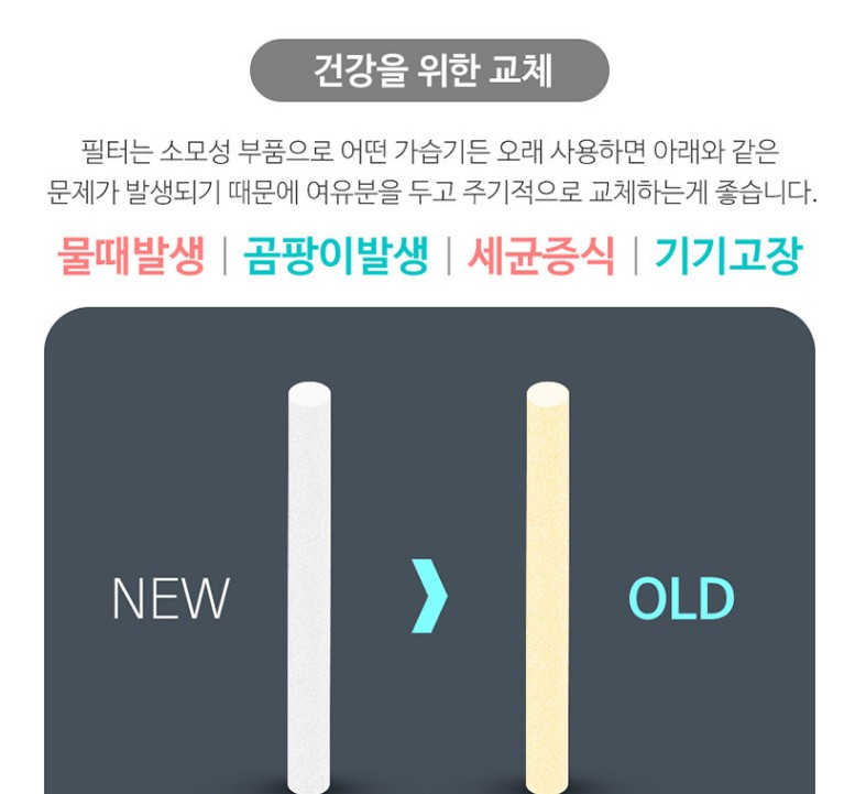 미니가습기 필터 전기종 호환 - 상세 이미지 3