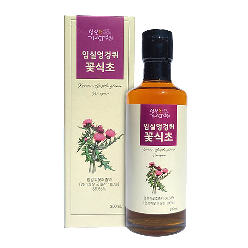 임실 엉겅퀴식초 300ml 토종 가시 엉겅퀴꽃 - 메인 이미지