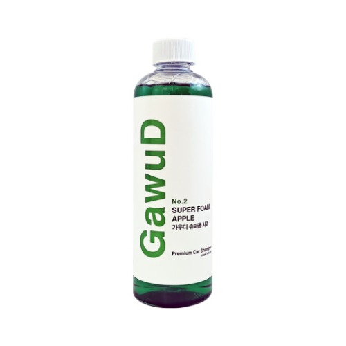 GawuD 가우디 슈퍼 폼 사과향 카샴푸 500ml 디테일링 폼건 거품세차 스노우폼 세차 - 메인 이미지