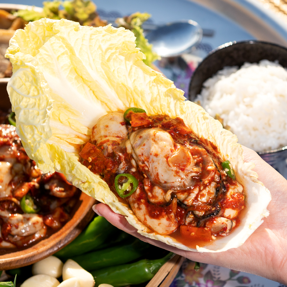 통영 생굴무침 300g 생굴 굴 굴무침 - 메인 이미지