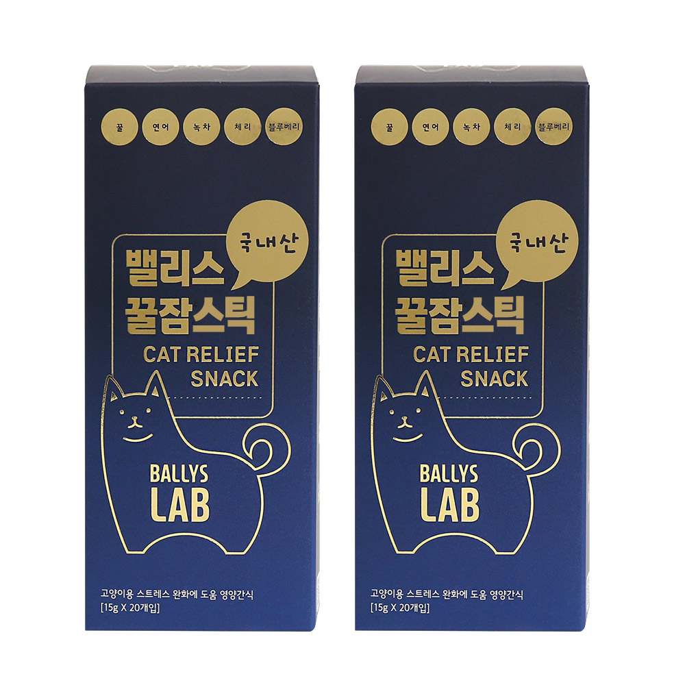 밸리스 꿀잠스틱 고양이 츄르 간식 20개입 대용량 - 상세 이미지 4