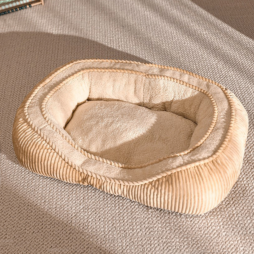 강아지 방석 고양이 방석 애견 이불 도넛 극세사 겨울 쿠션 S