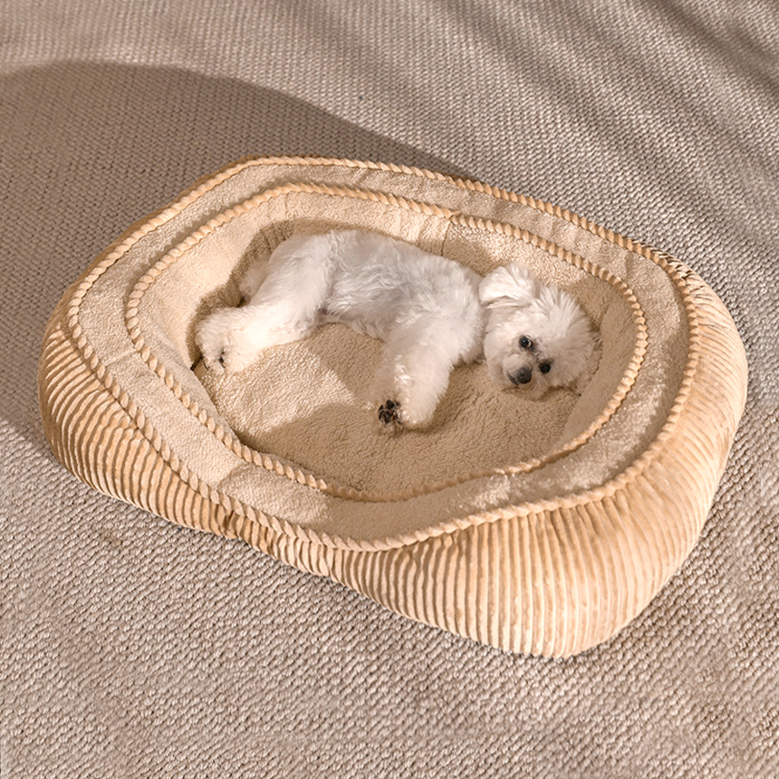 강아지 방석 고양이 방석 애견 이불 도넛 극세사 겨울 쿠션 S