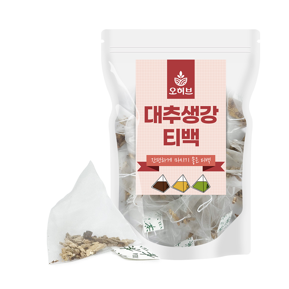 대추생강차 생강대추차 티백 100개 - 메인 이미지