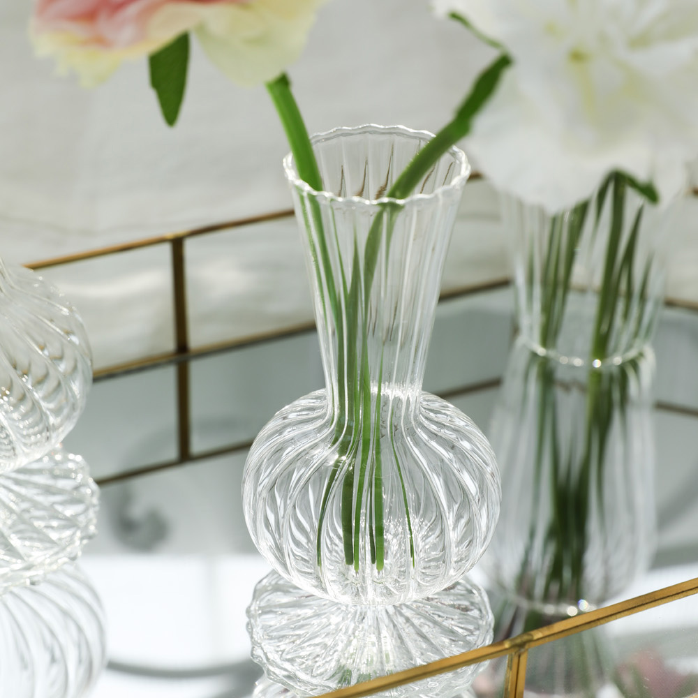 마티니 북유럽 엔틱 테이블 미니 호리병 유리 화병 유리병 공병 C타입