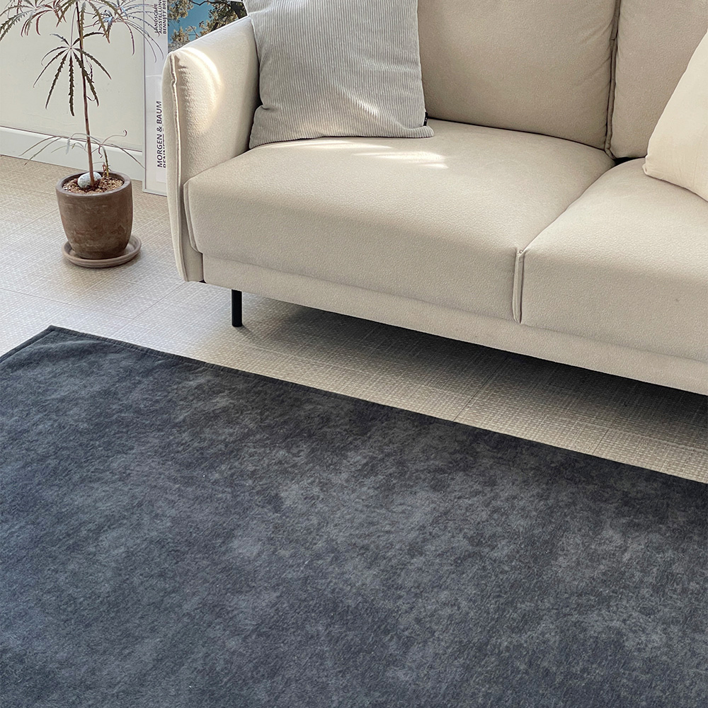 키노 방수러그 단모 거실 소형 러그 빈티지 카페트 6컬러