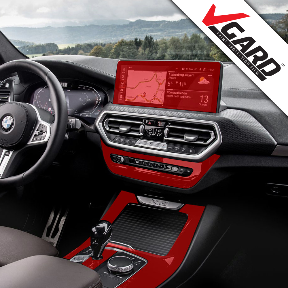 BMW X3 Lci 실내PPF 블랙하이그로시 생활보호필름 브이가드 - 메인 이미지