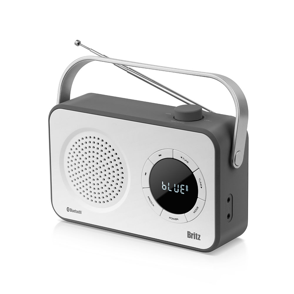 브리츠 BZ-R800BT 화이트 휴대용 FM라디오 블루투스 스피커 - 상세 이미지 2