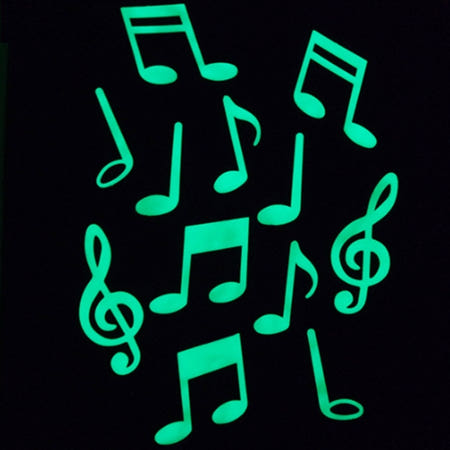 야광 음표 스티커 벽면 천장 꾸미기 예뿐 테이프