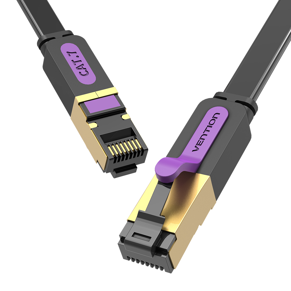 벤션 칼국수형 플랫 CAT7 초고속 인터넷 랜선 랜케이블 ICAB 20m, 1개 - 상품 이미지
