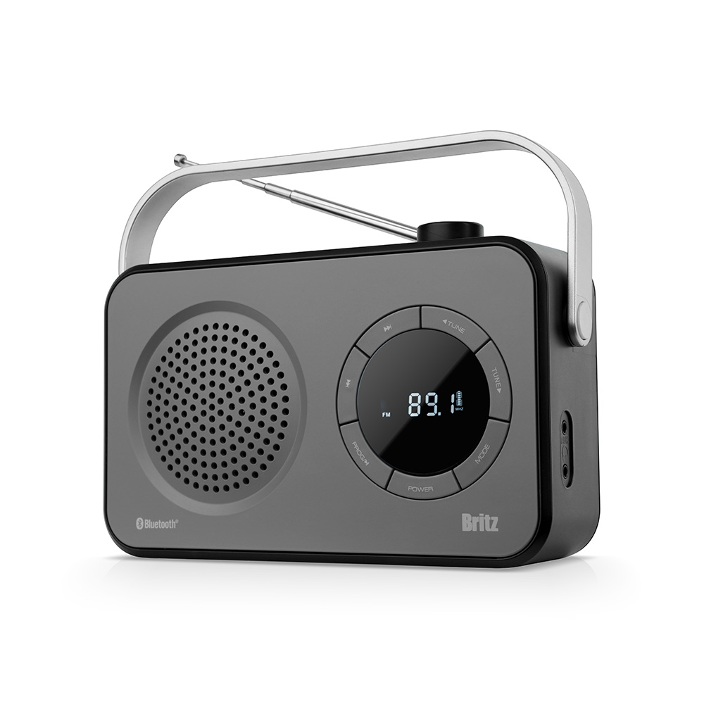 브리츠 BZ-R800BT 블랙 휴대용 FM라디오 블루투스 스피커 - 상품 이미지