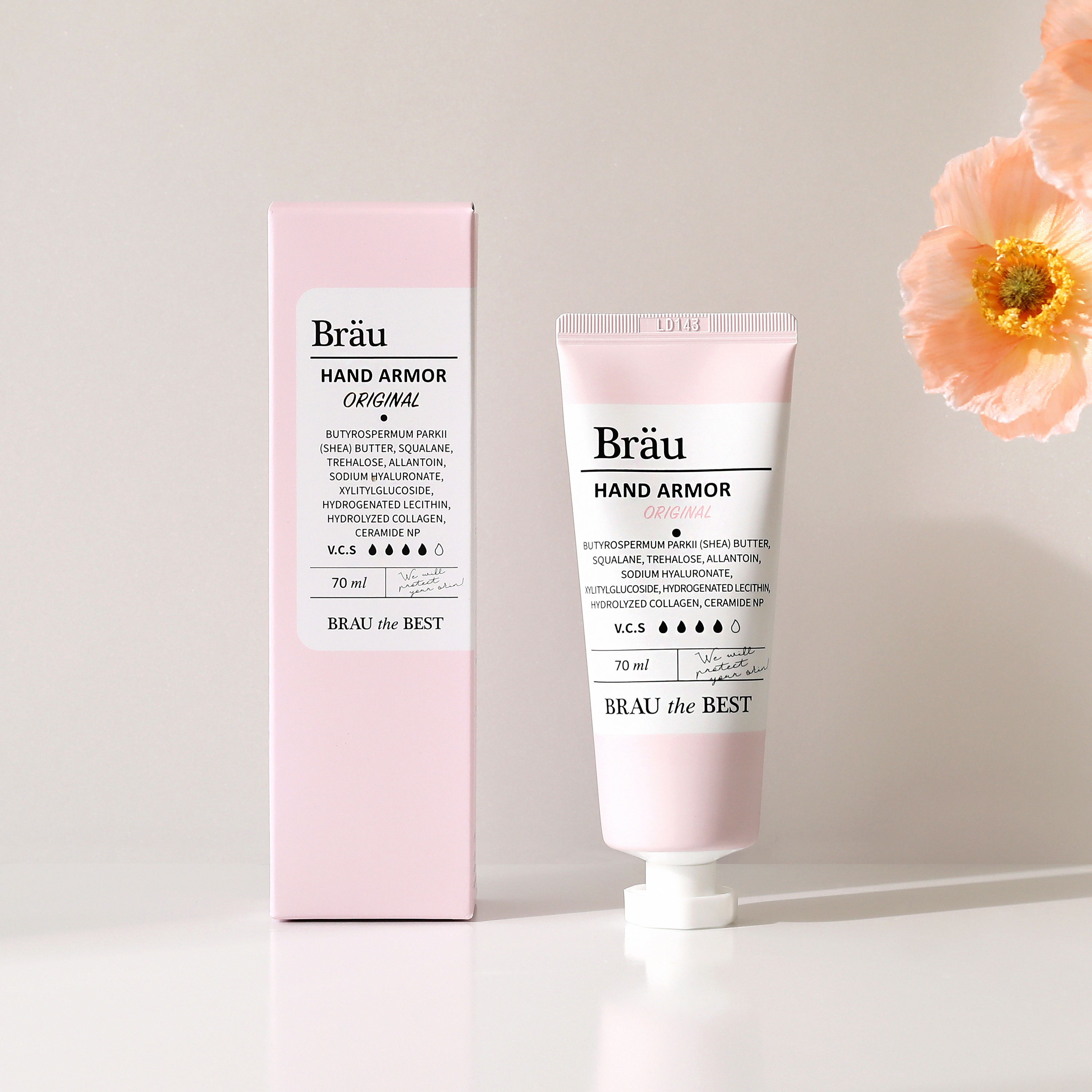 고보습 승무원 간호사 미용사 핸드크림 브로이코스메틱 핸드아머 오리지널 70ml - 상세 이미지 3