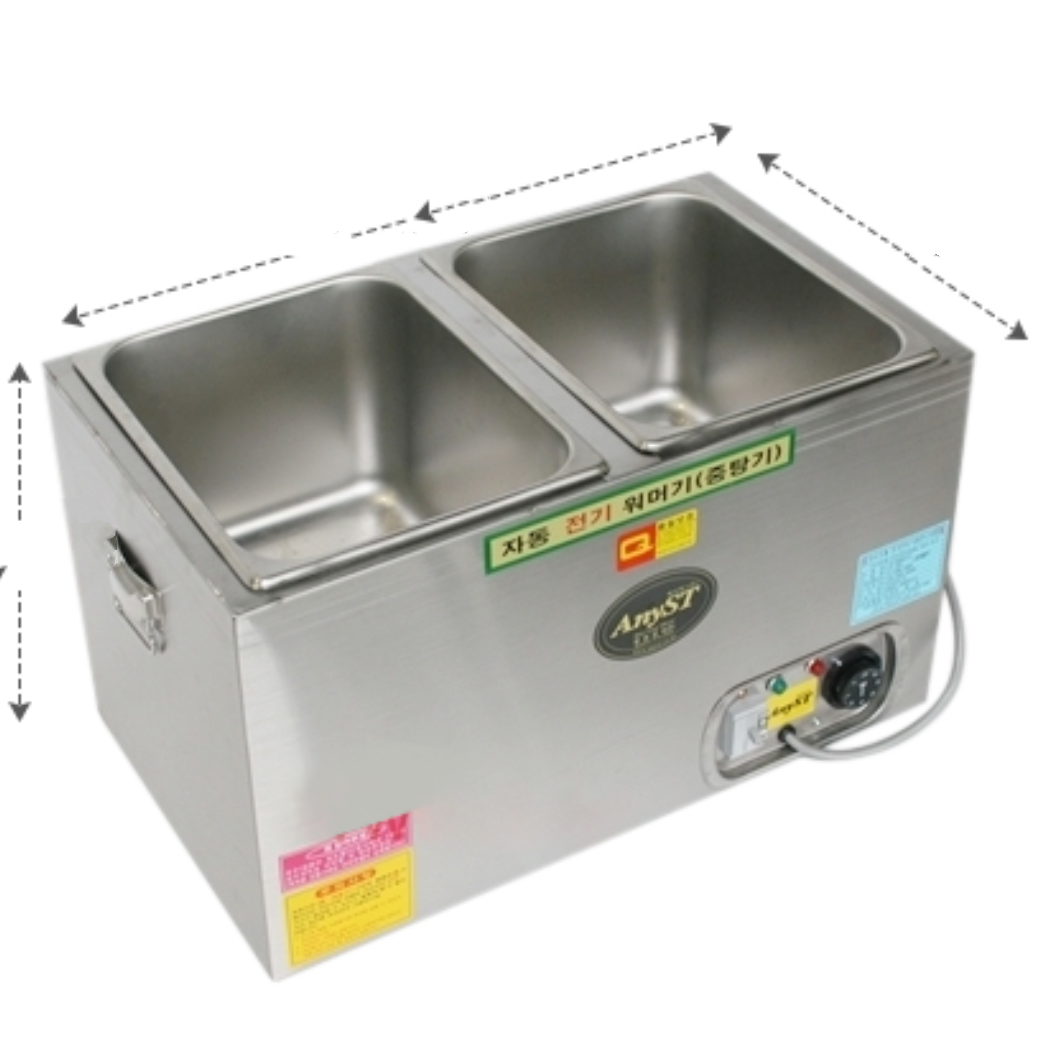 대형 사각 전기워머기 업소용 중탕기 업소용워머기 음식보온기