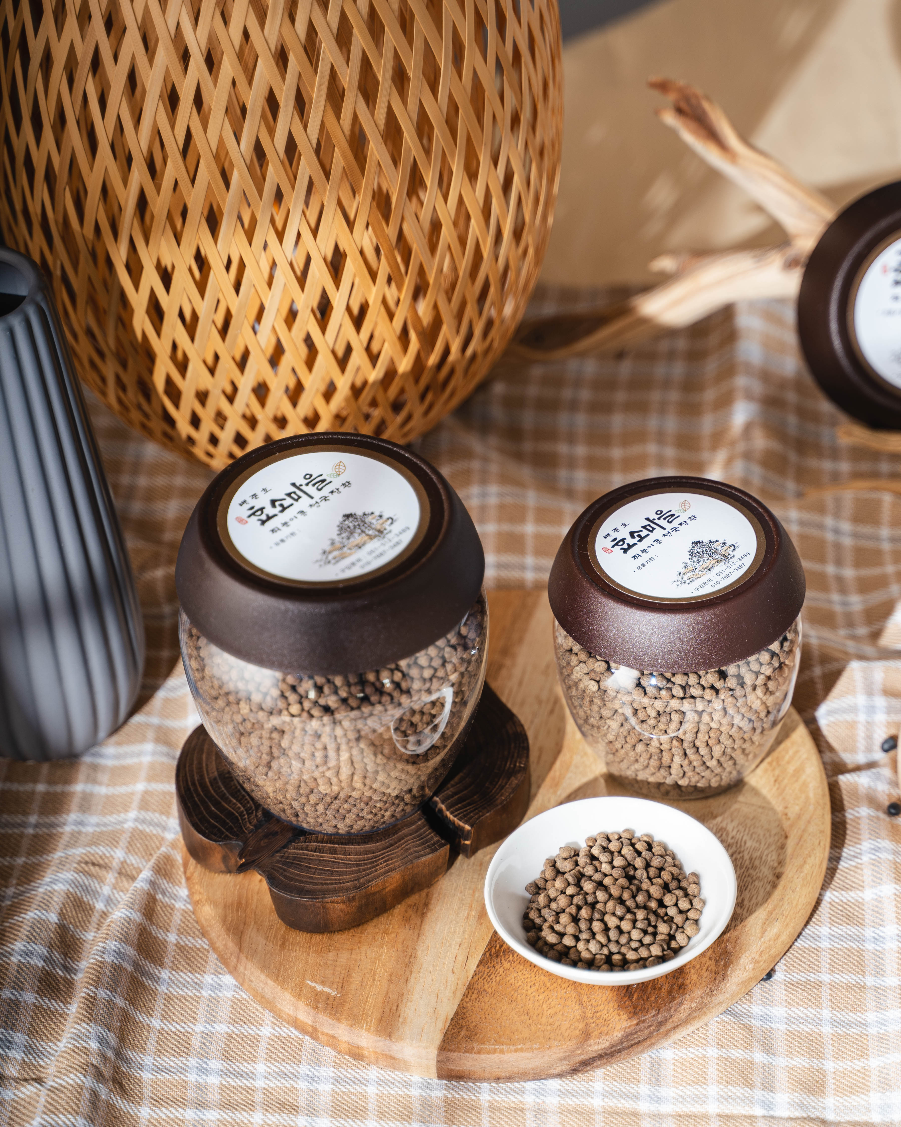 백준호 효소마을 국산 쥐눈이콩 청국장환 300g 600g