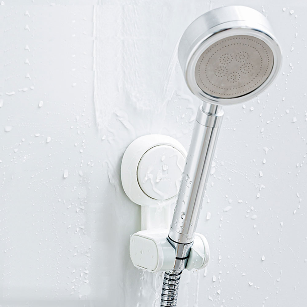 강력흡착 샤워기거치대 각도조절 욕실 샤워기 걸이 홀더 제품 이미지