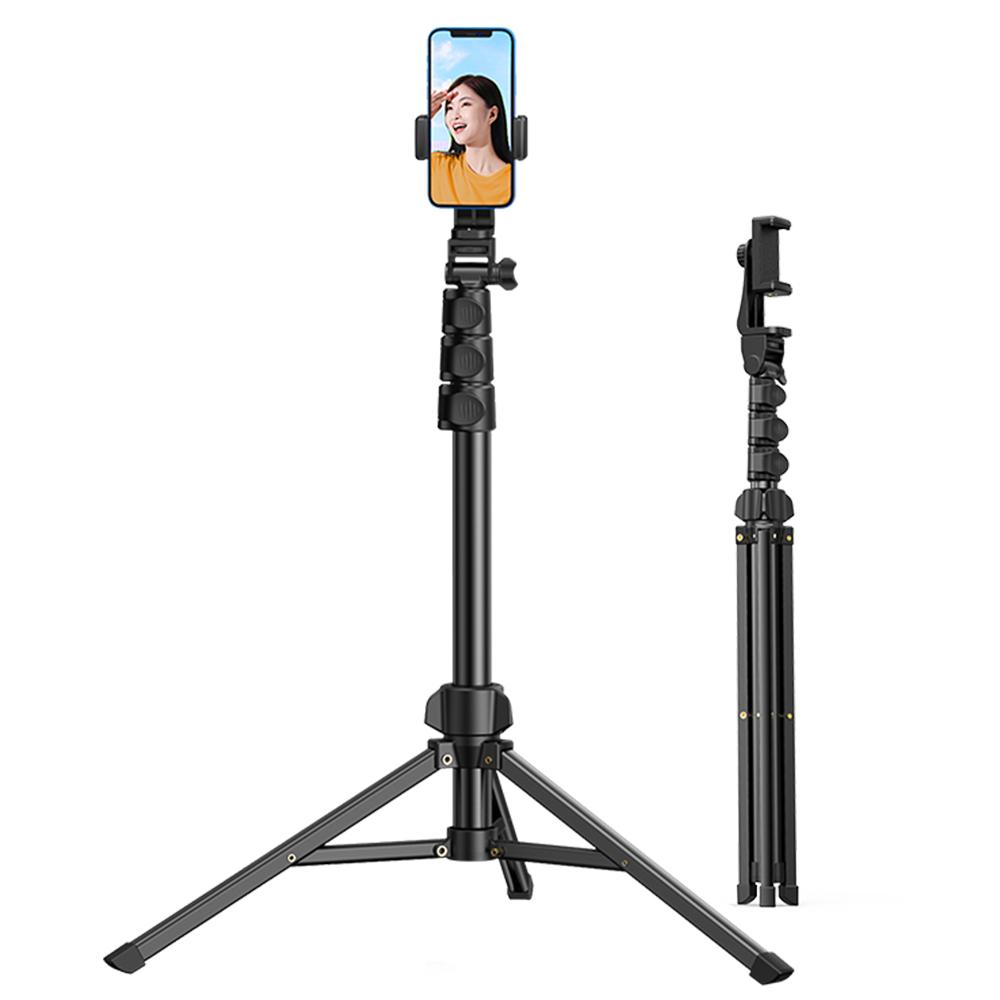 유그린 익스텐션 스마트폰 카메라 4단 삼각대 스탠드 1.7m, LP377