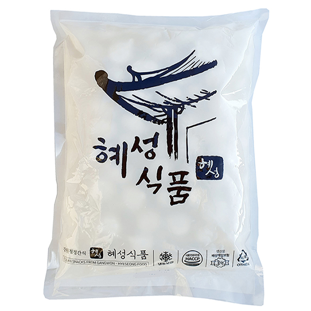 새마원 /혜성/ 강원도 감자옹심이1kg 국내산 냉동 생감자 옹심이 : 식자재프로
