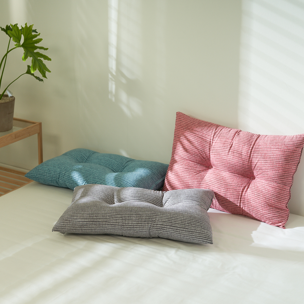 더베딩샵 코골이베개 숙면 목디스크 빨아쓰는 낮은 베개 거북목 경추목 일자목