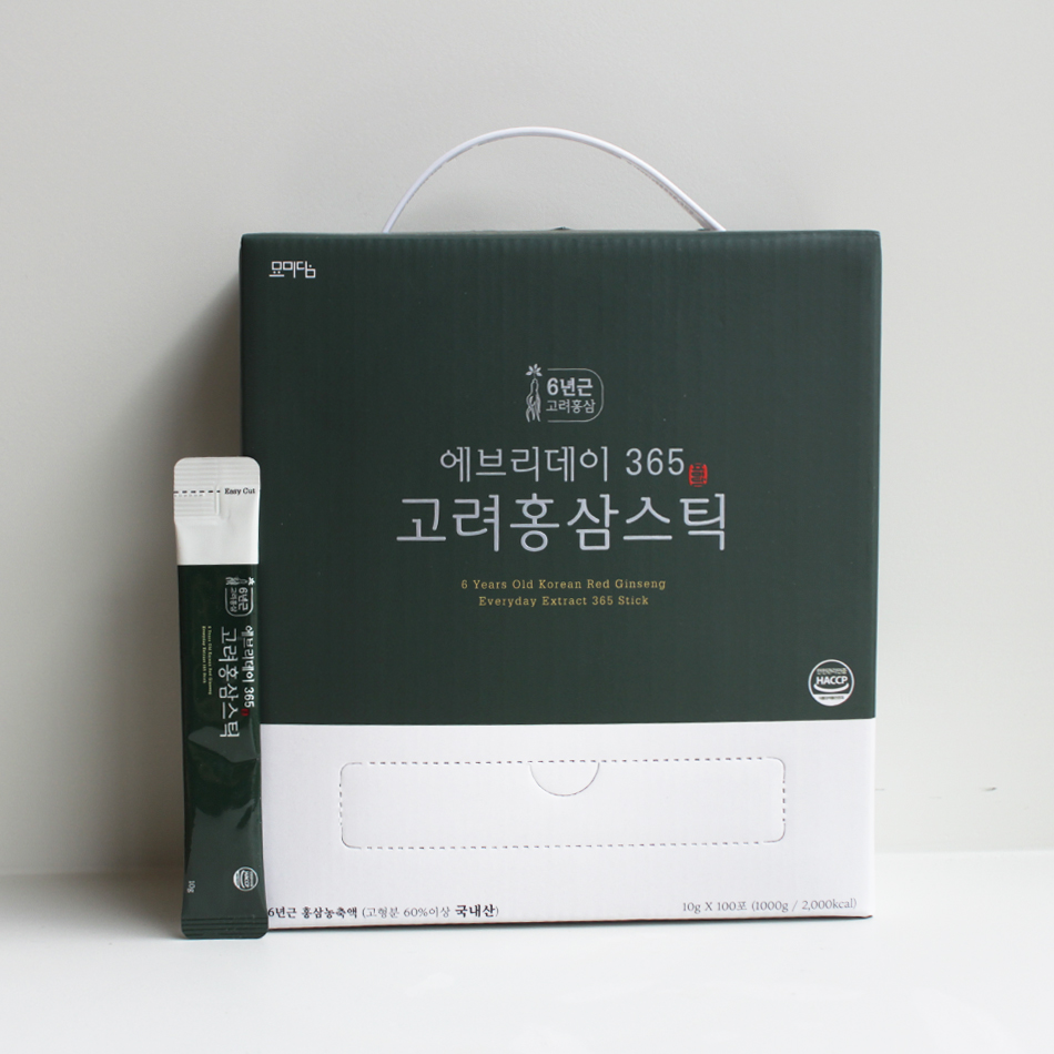묘미담 6년근 고려 홍삼정 홍삼스틱 100포 - 상세 이미지 4