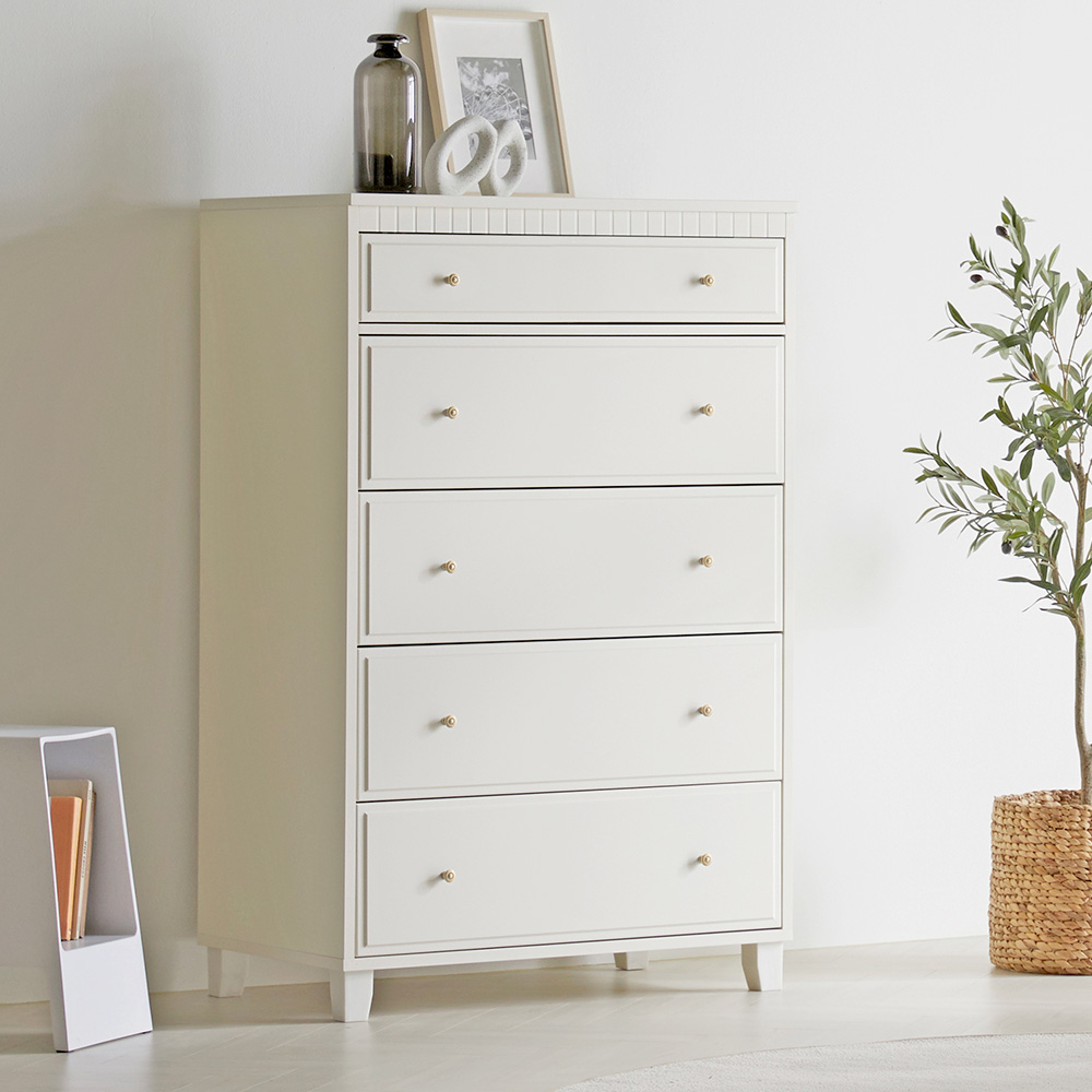 미카엘 와이드 5단서랍장 800