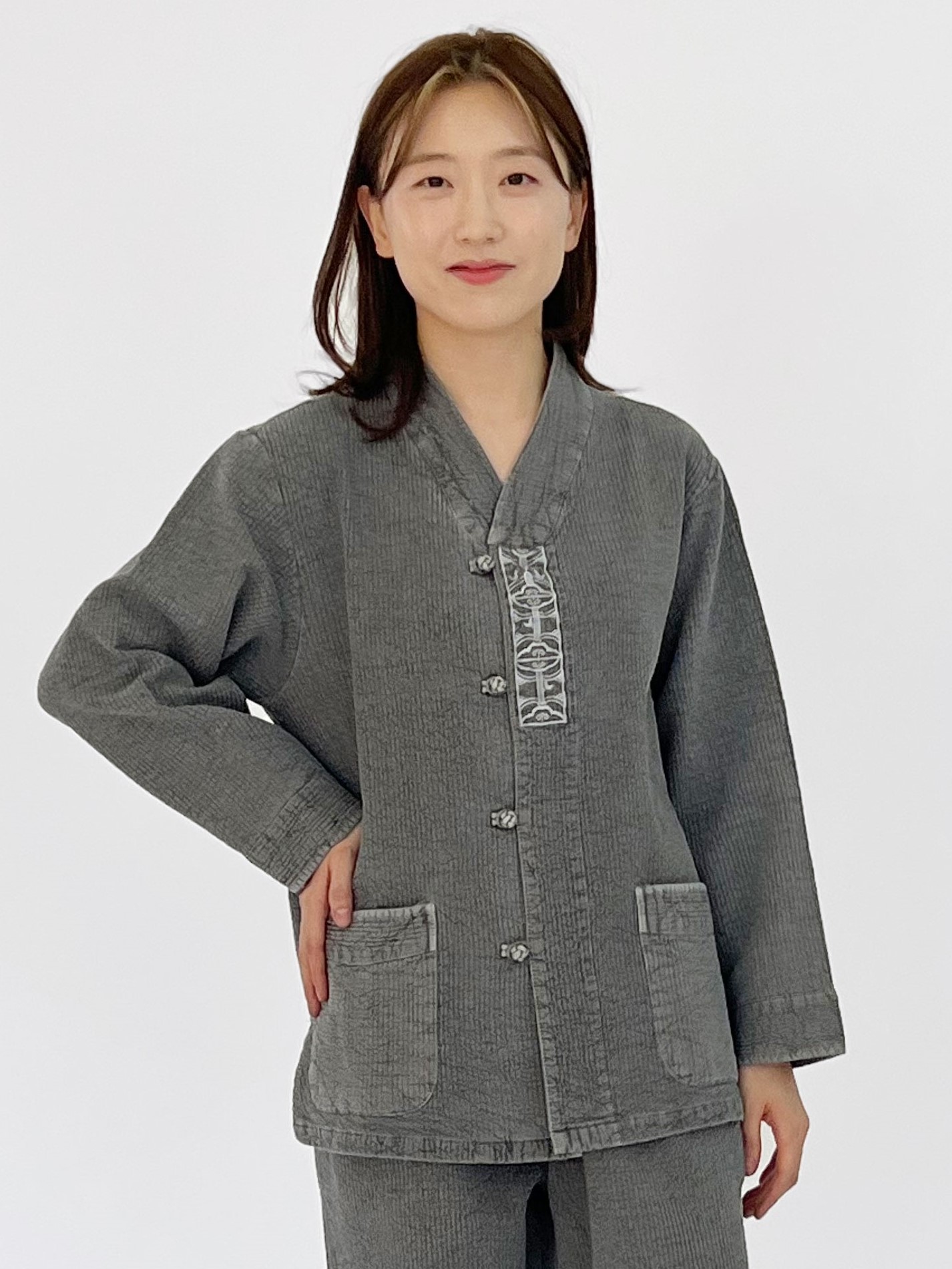 계절별 자수문양 상의 모음 여자 생활한복 여성 개량 한복 법복 계량 절복 이미지 6