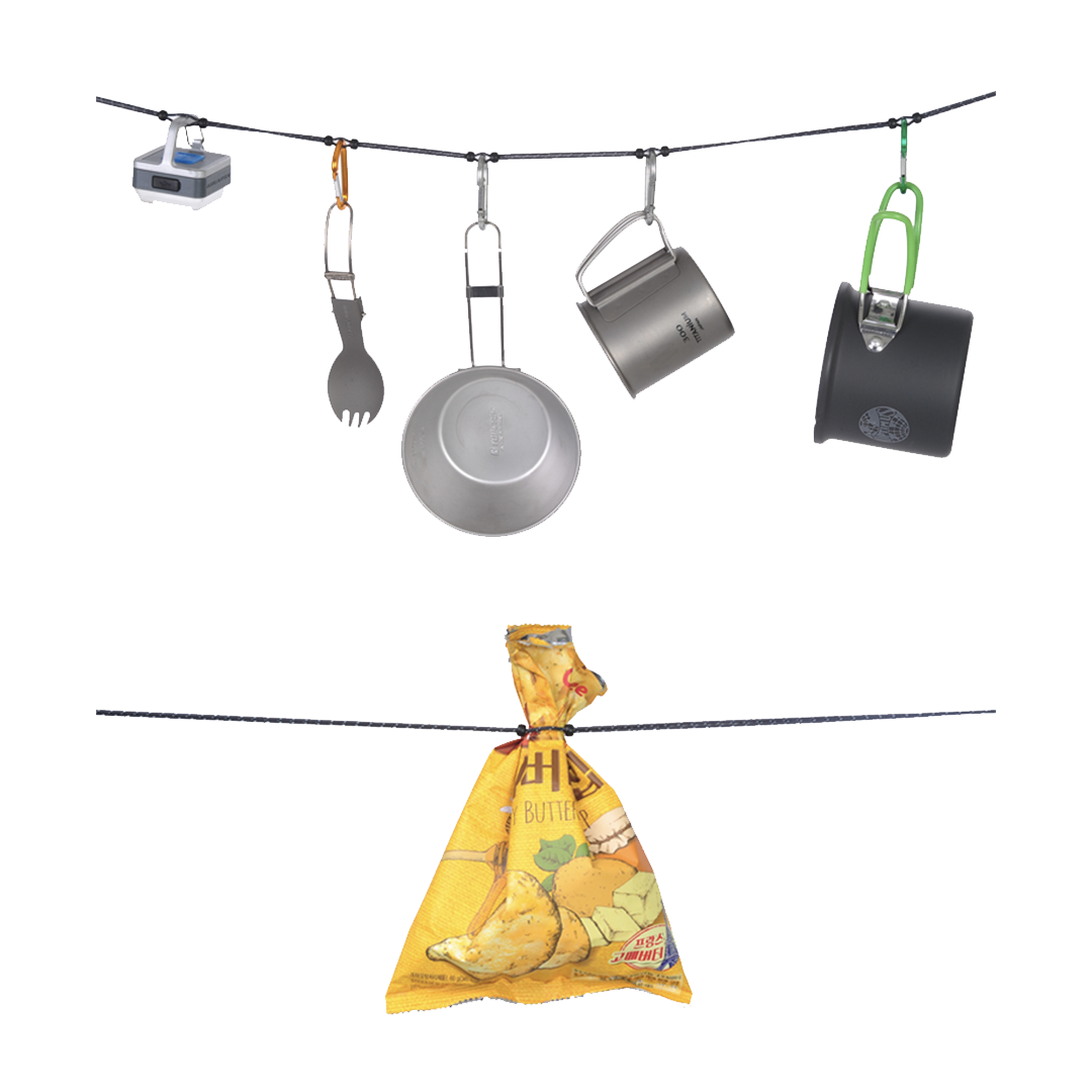 씨투써밋 클로스라인 캠핑 여행 트래블 빨래줄 반사로프 데이지체인 스트링