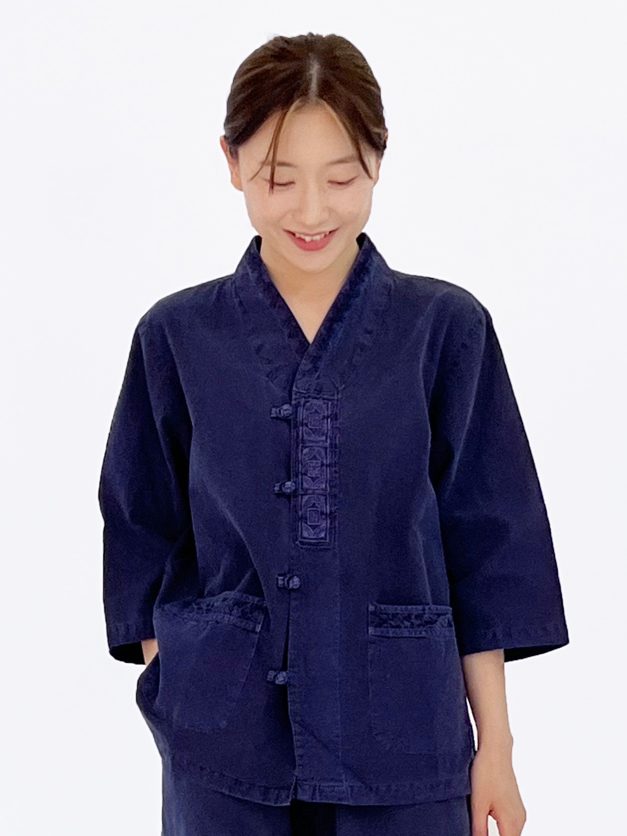 계절별 자수문양 상의 모음 여자 생활한복 여성 개량 한복 법복 계량 절복 - 상세 이미지 3