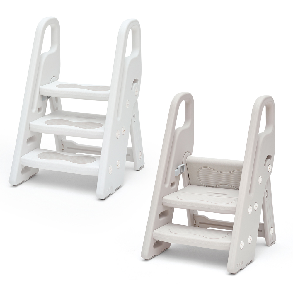 아이팜 접이식 2단 3단 스마트 손잡이 유아 디딤대 아기계단