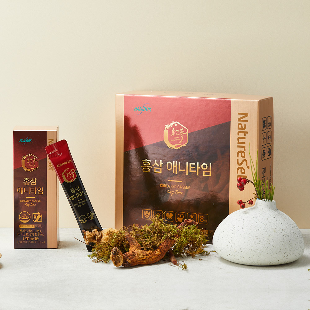 한독 홍삼 애니타임 홍삼진액 스틱 1개월분 제품 이미지