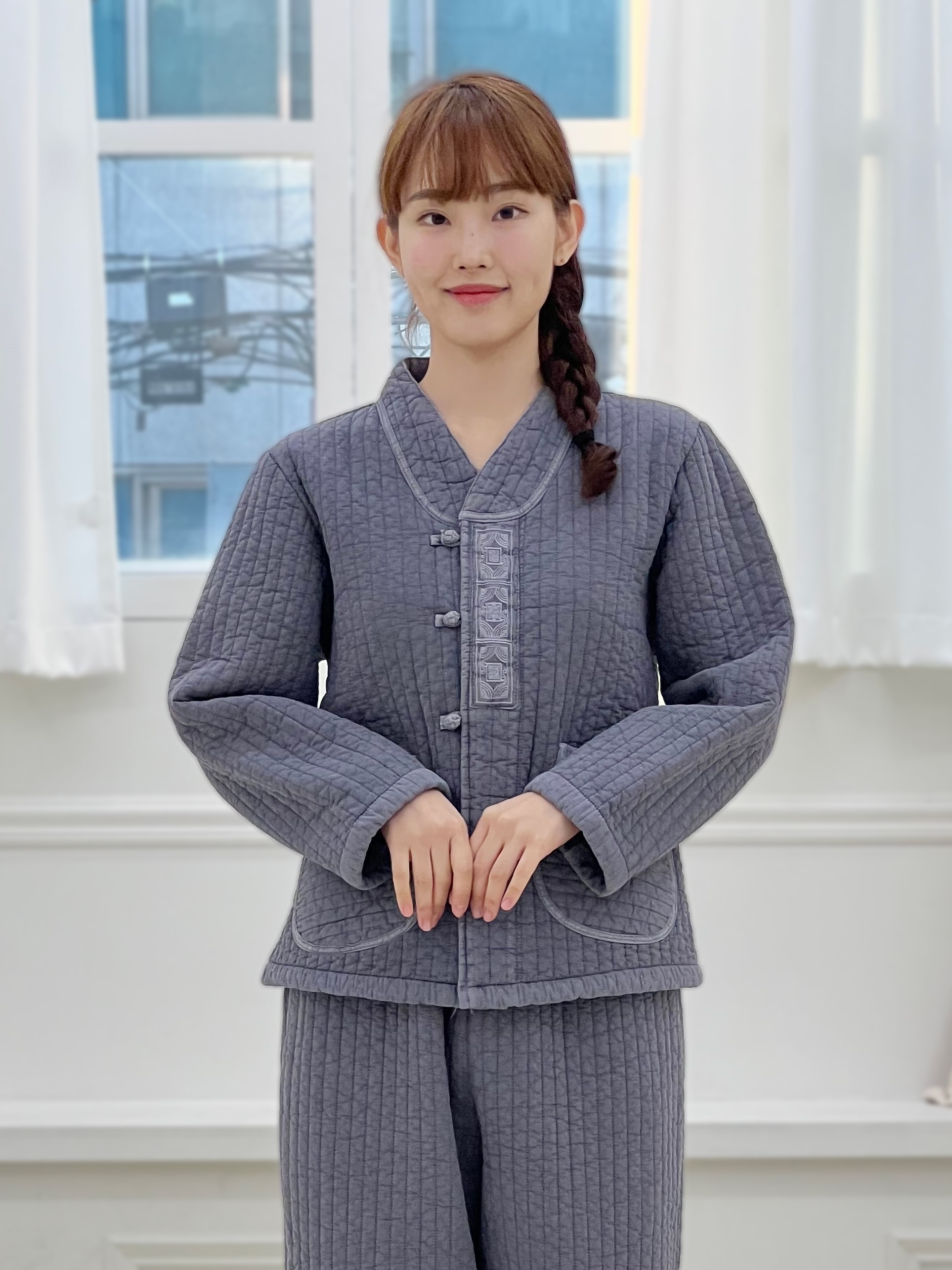 계절별 자수문양 상의 모음 여자 생활한복 여성 개량 한복 법복 계량 절복 - 상세 이미지 4