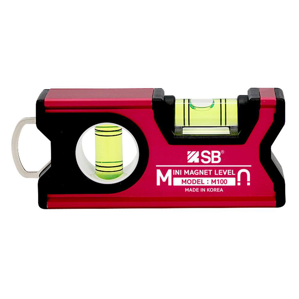 SB수평 미니수평 M100-Bb(블루/블랙) 수평기 수평계 측정기 - 상세 이미지 2